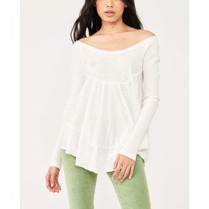 NWT Free People Sundae Tee / Ivory
